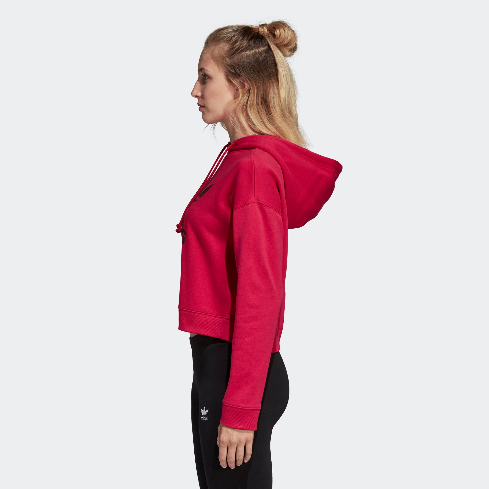 adidas Leoflage Crop Hoodie Pride Pink 