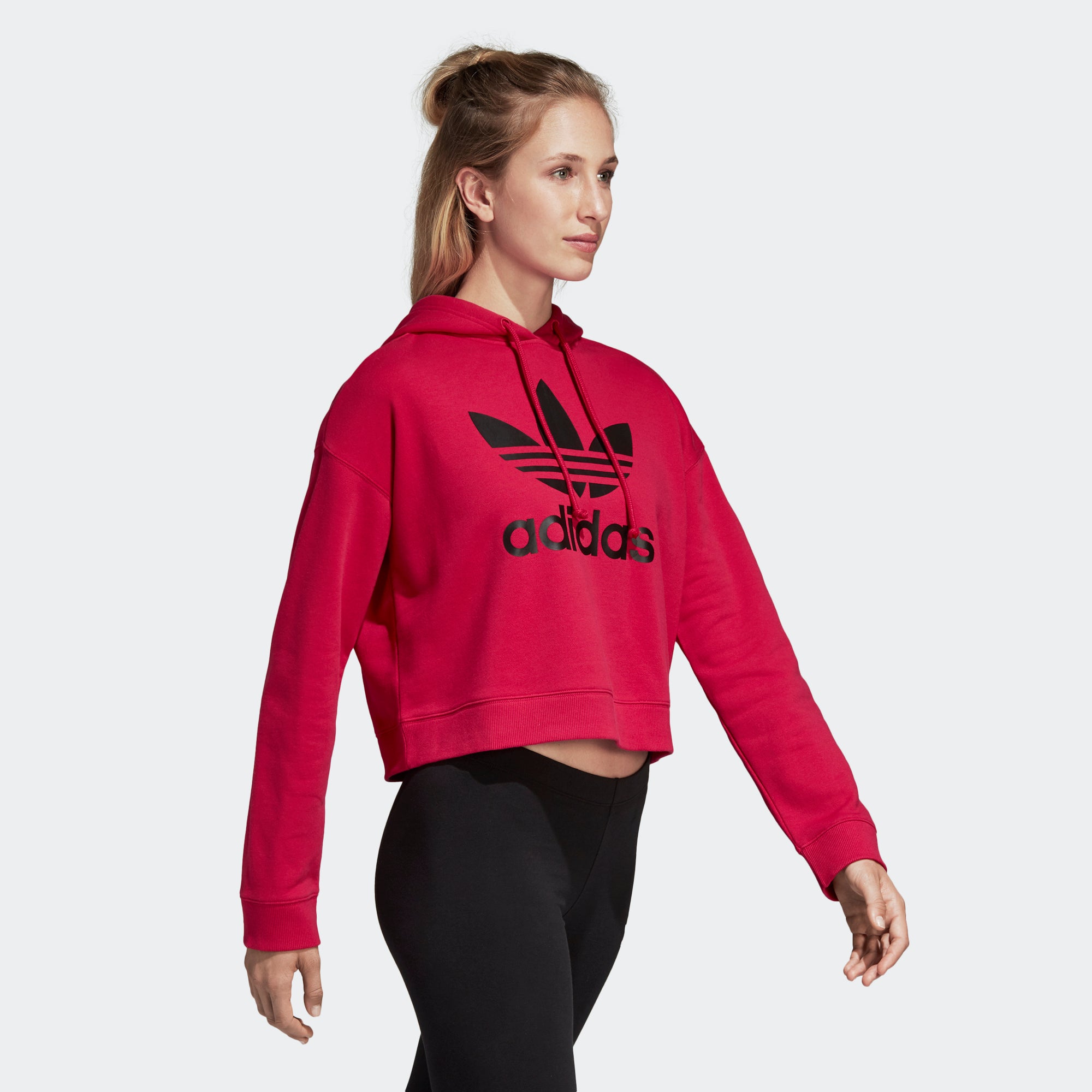 adidas leoflage crop hoodie