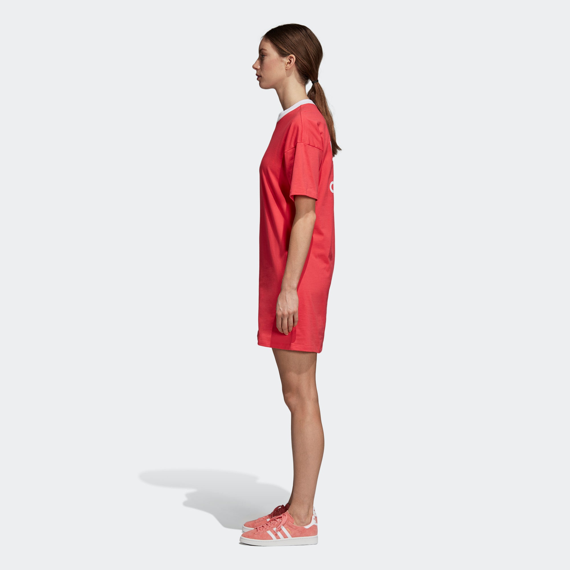 adidas trefoil dress pink