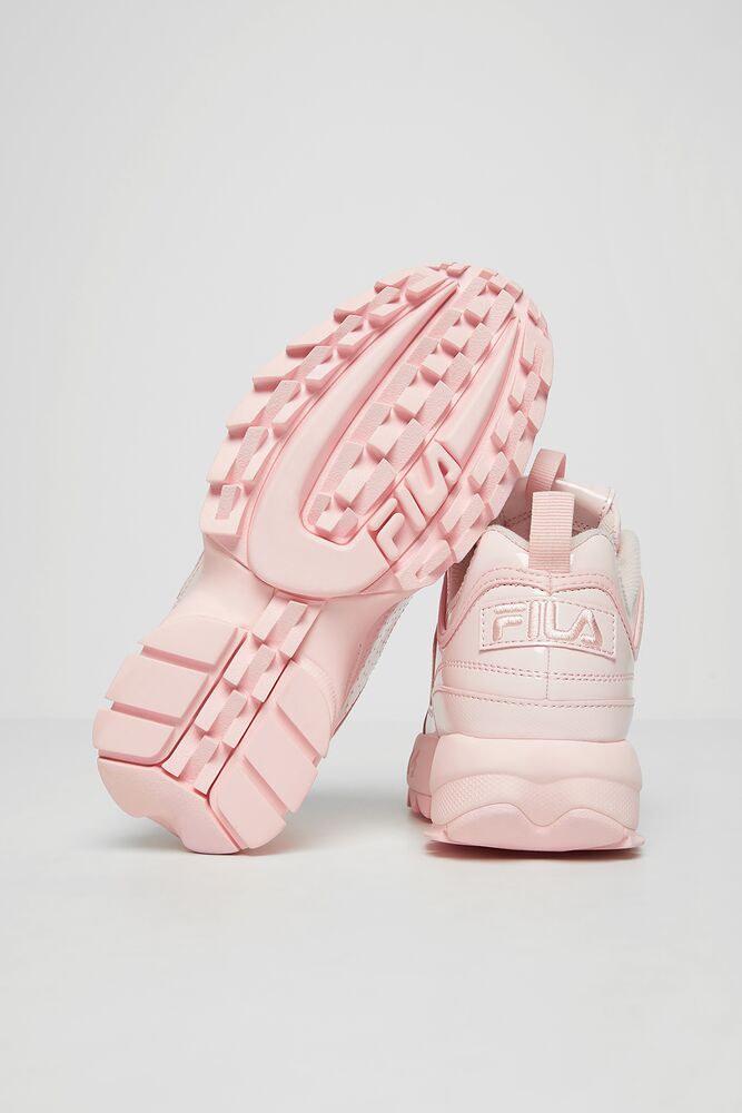 fila disruptor pink patent