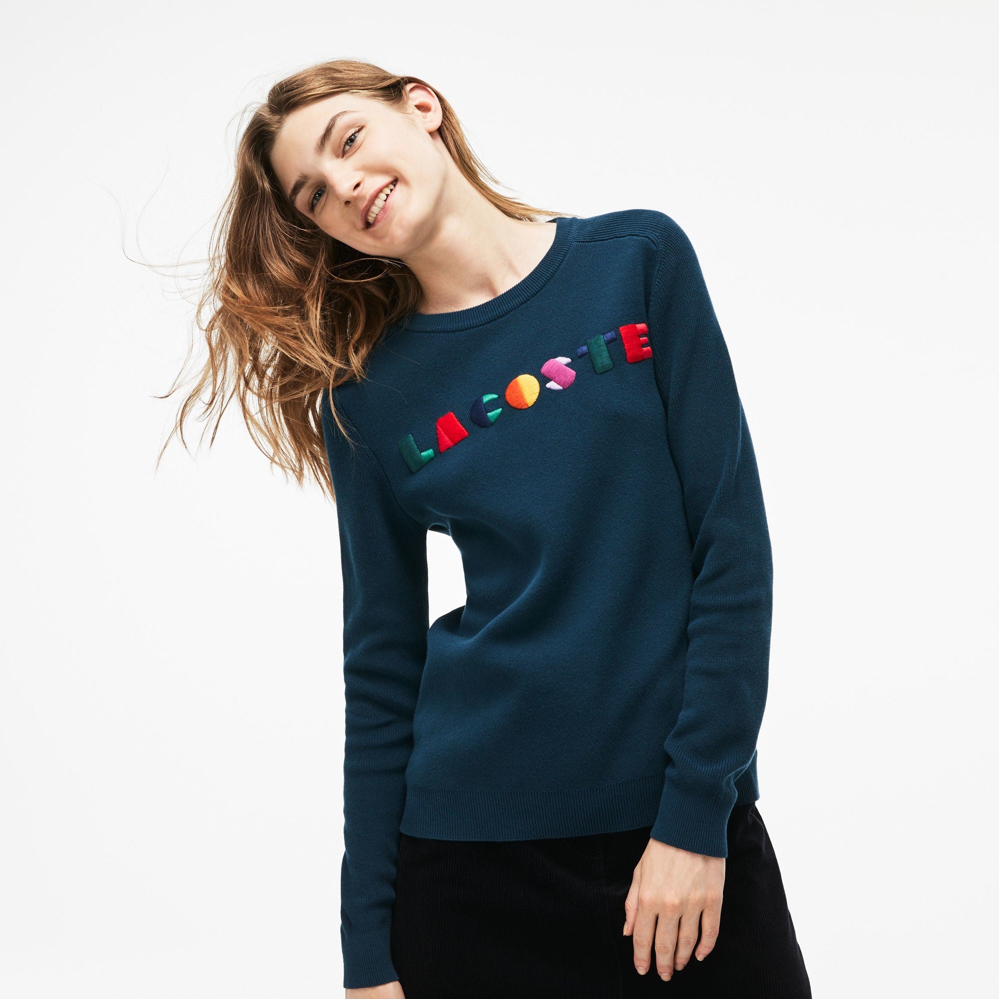 lacoste multicolor sweater