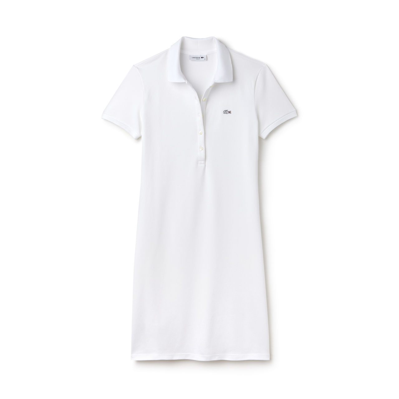 white lacoste dress