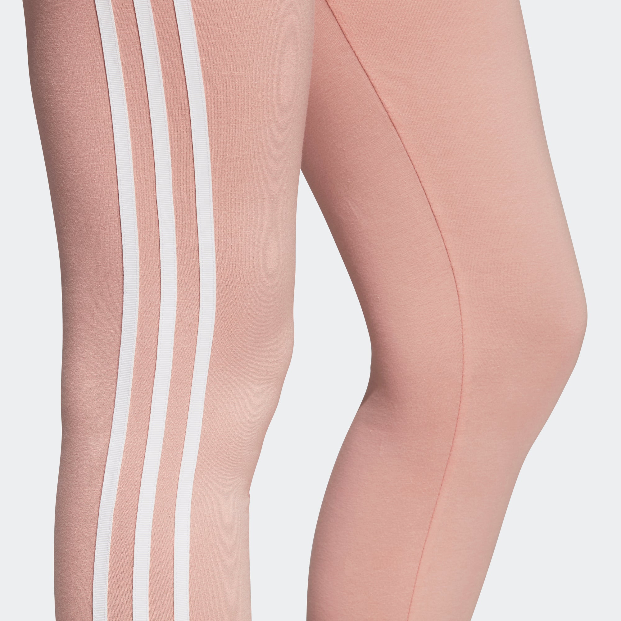 adidas leggings with pink stripes