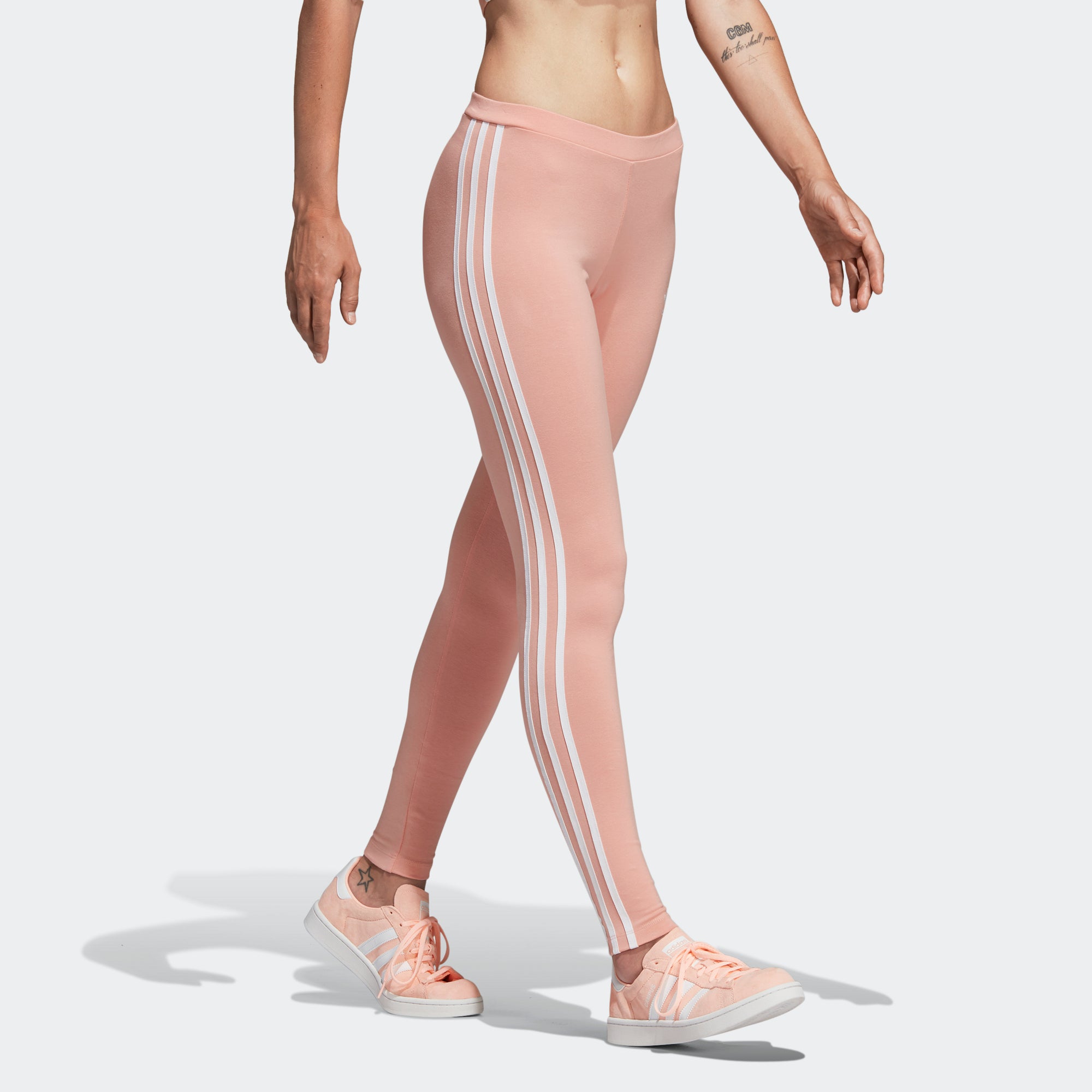 pink addidas leggings