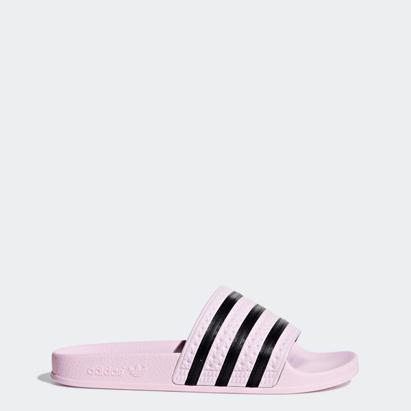 pink adilette sandals