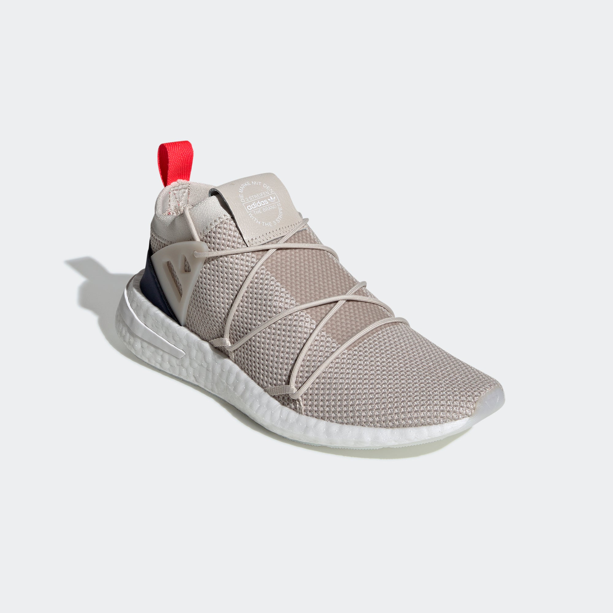 adidas grey knit shoes
