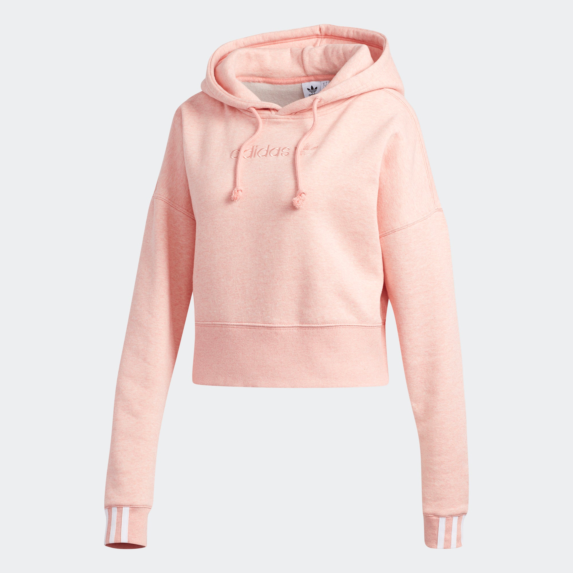 adidas Coeeze Cropped Hoodie Trace Pink 