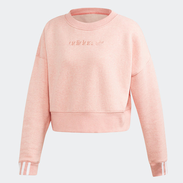 adidas pink sweater women's