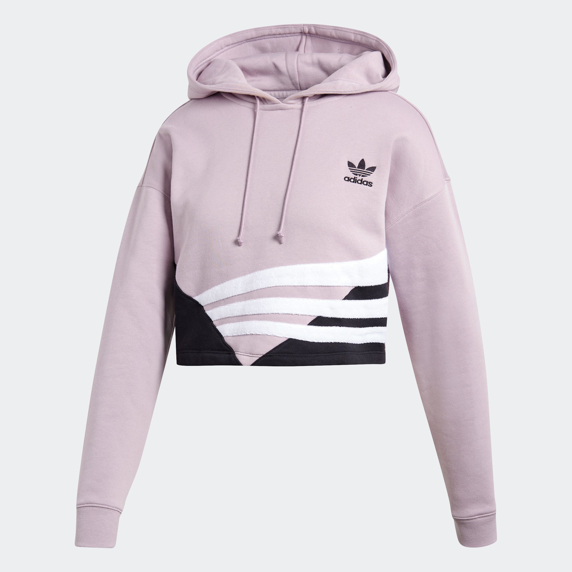 adidas women's cropped sweatshirts