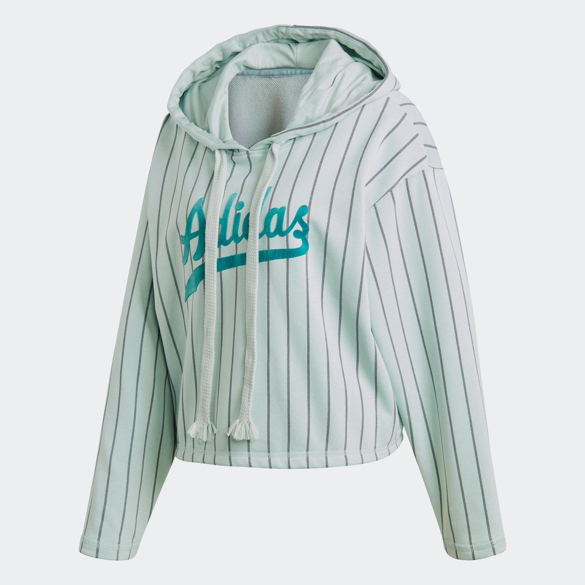 adidas Cropped Hoodie Vapour Green 