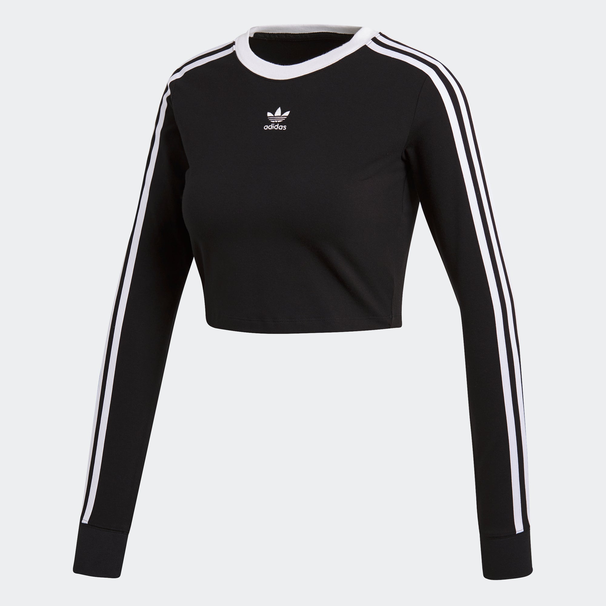 adidas long sleeve top black