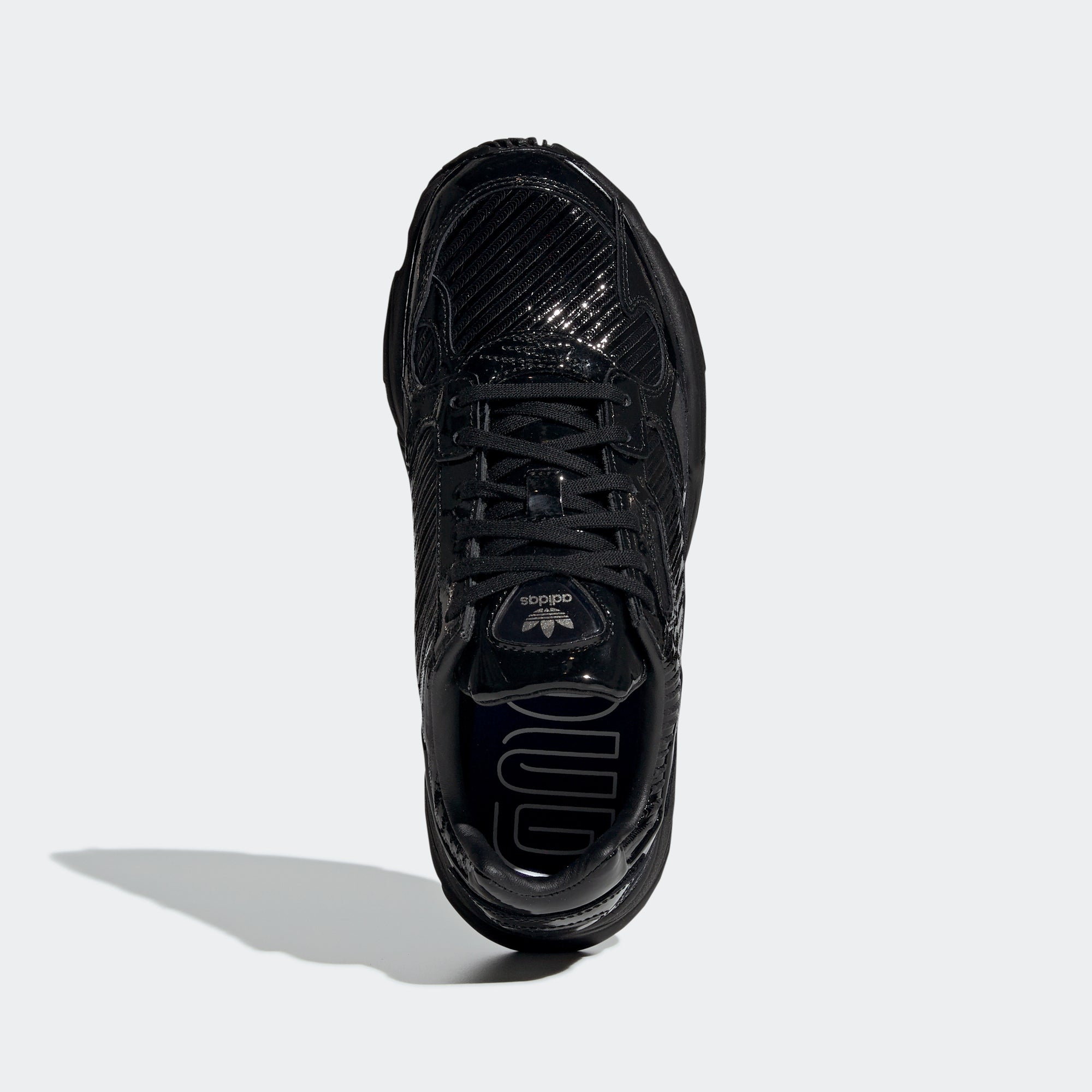 adidas originals falcon core black trainers