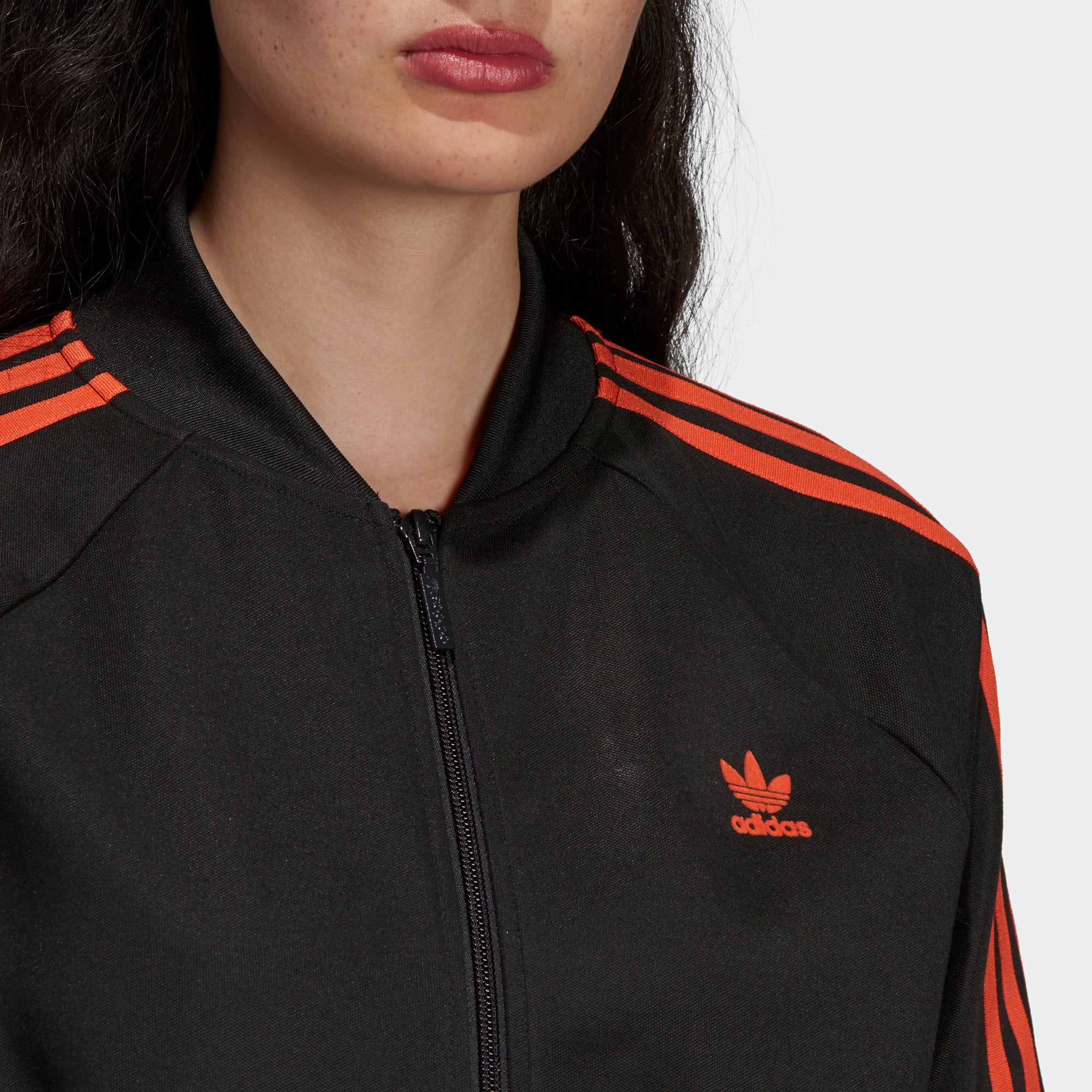 adidas sst track jacket mens black