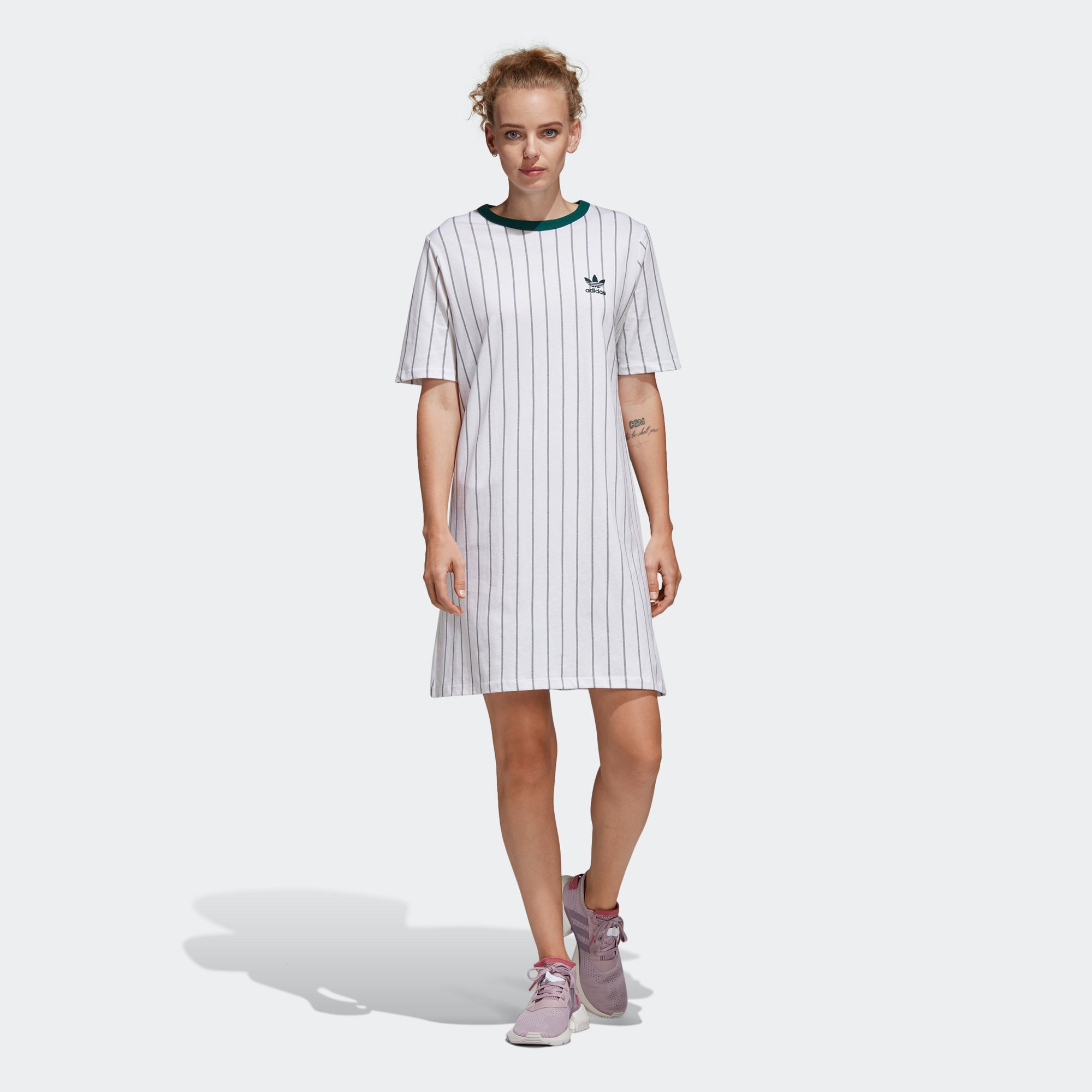 adidas dress white