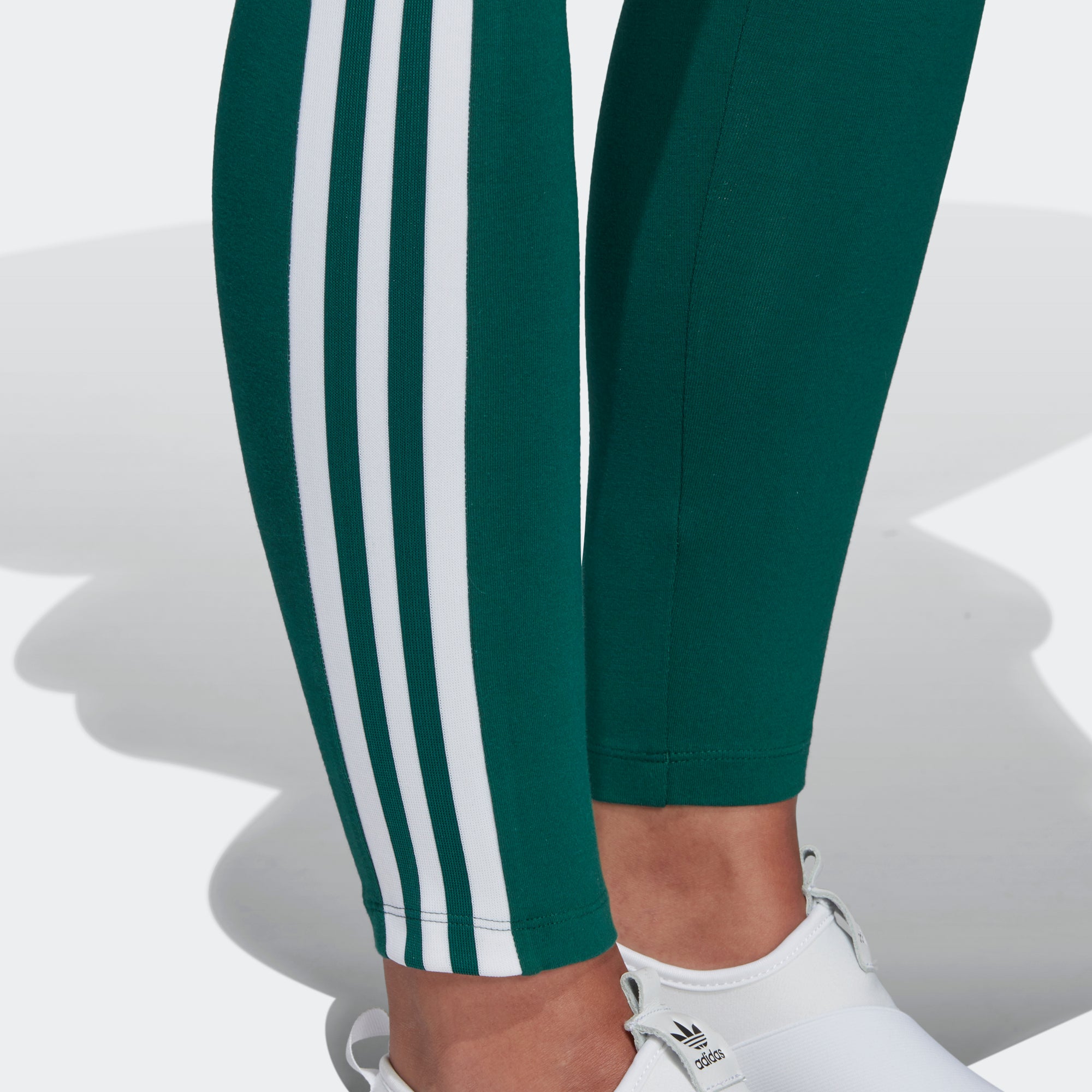 adidas trefoil leggings green