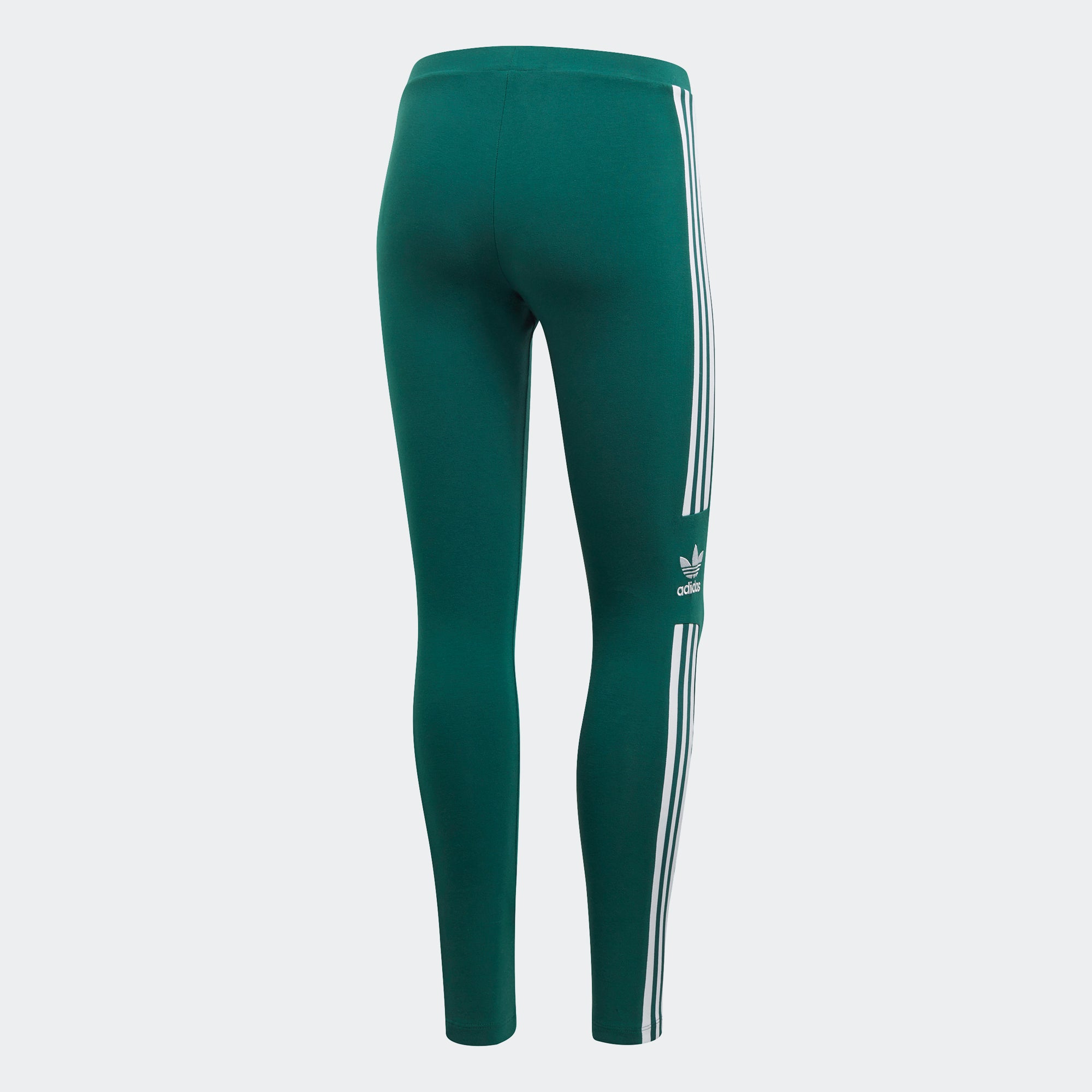 adidas green trefoil leggings