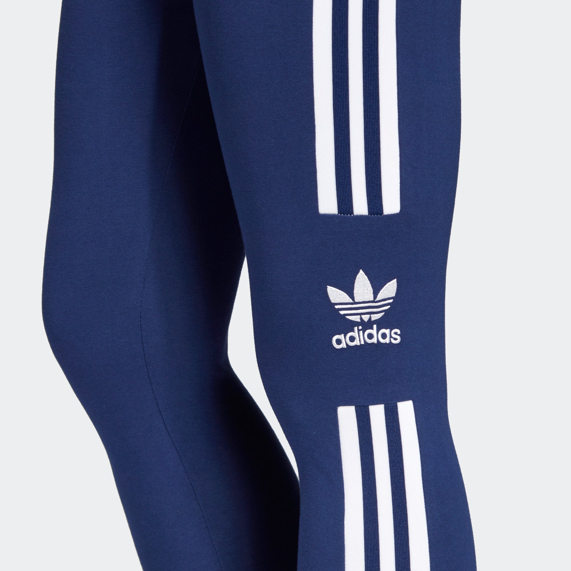 adidas navy trefoil leggings