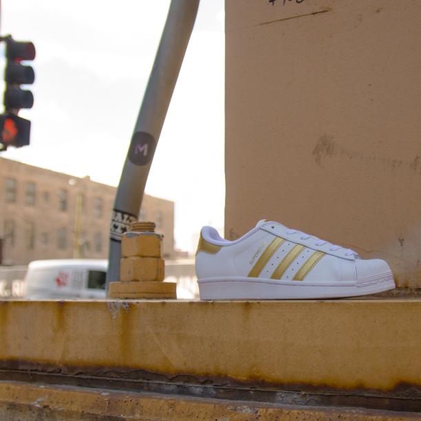 adidas superstar j gold