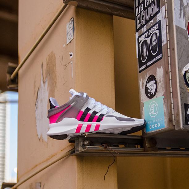 adidas eqt support adv pink & grey shoes