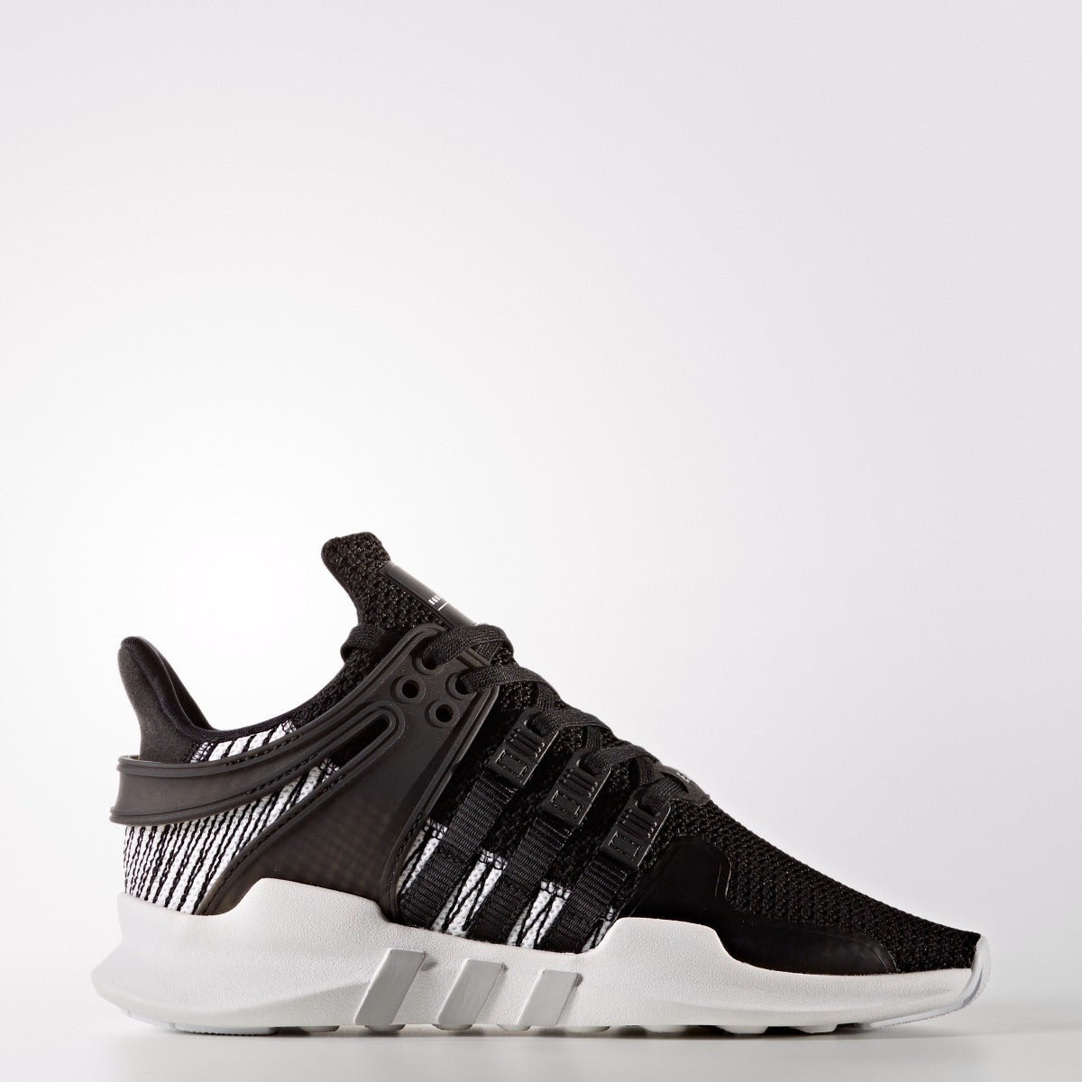 eqt support black and white