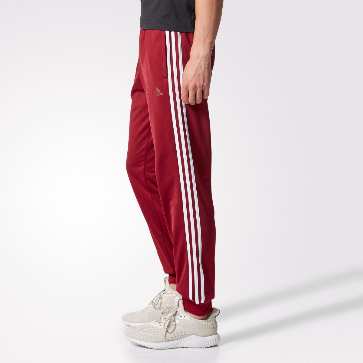 adidas men's essential tricot tapered jogger pants