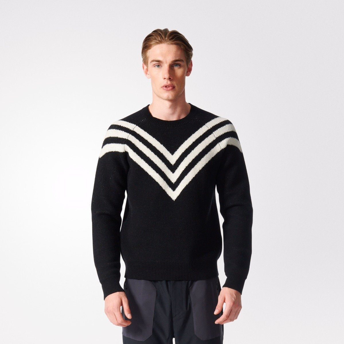 adidas white mountaineering knit sweater