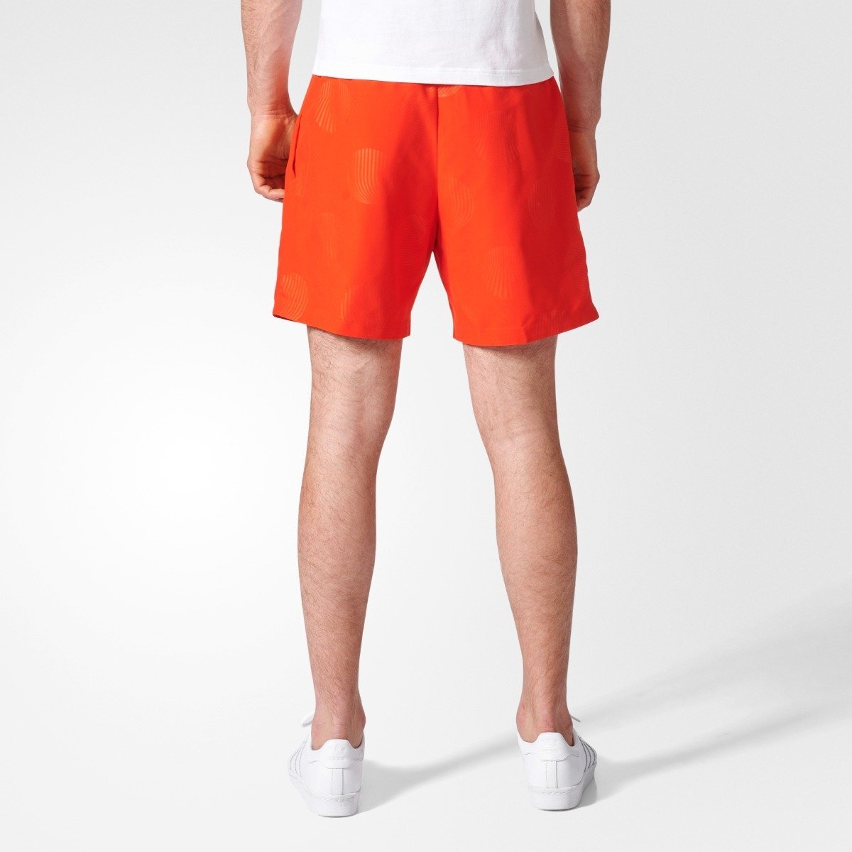 adidas orange swim shorts