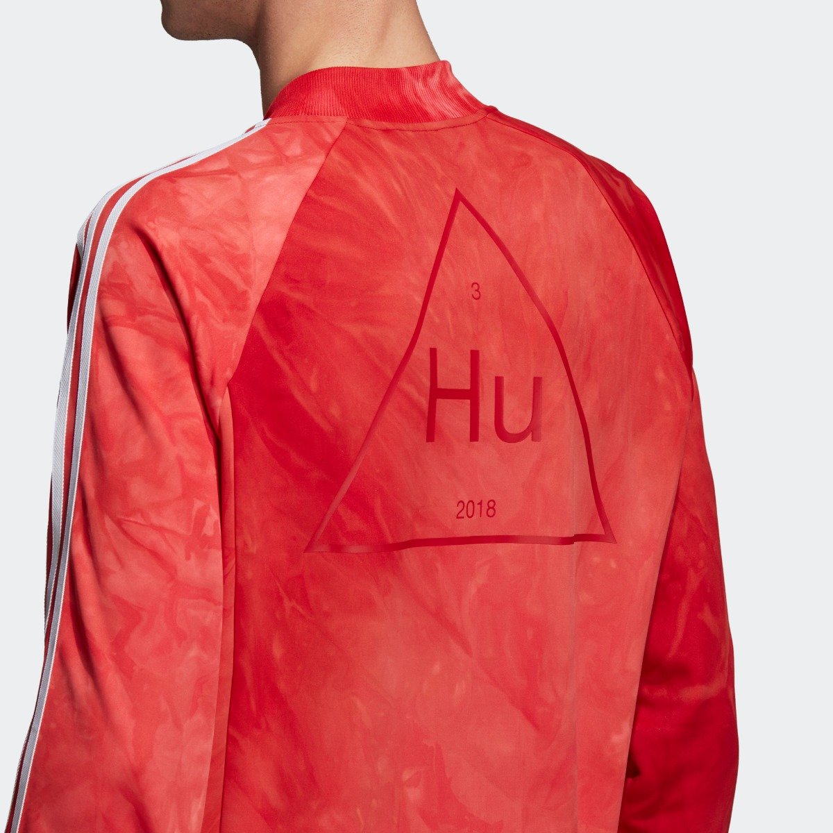 pharrell red adidas jacket