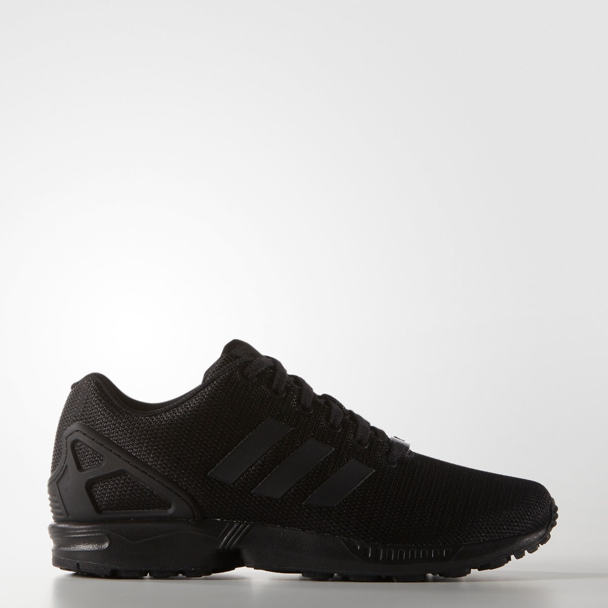 zx flux black mens