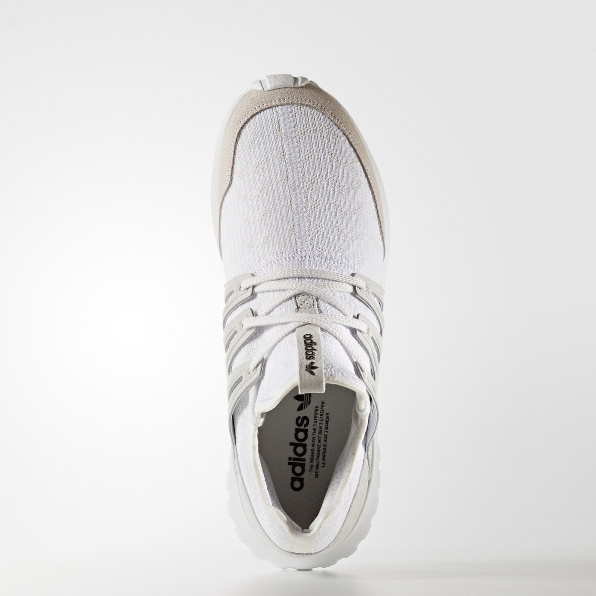 Men S Adidas Originals Tubular Radial Primeknit Vintage White S Chicago City Sports