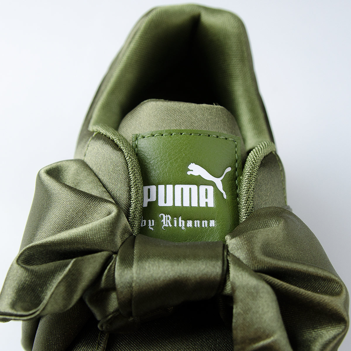 by Rihanna Bow Sneakers Olive Green 