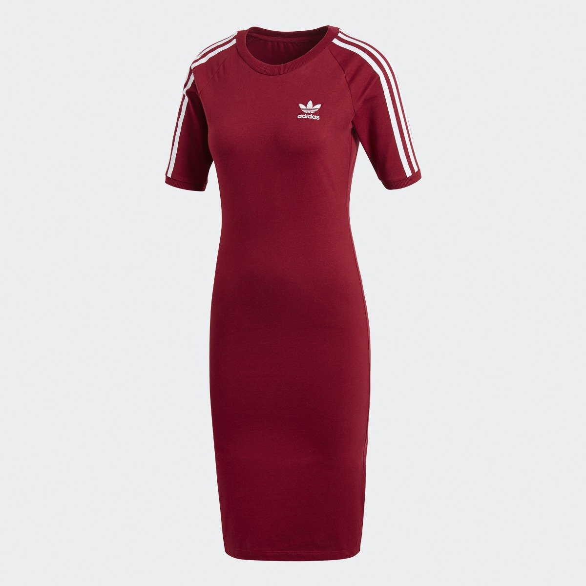 adidas 3-Stripes Dress Burgundy Red 