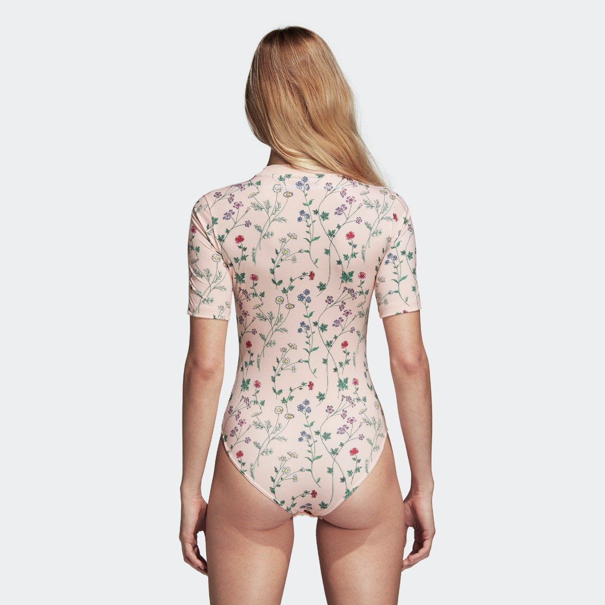 adidas floral bodysuit