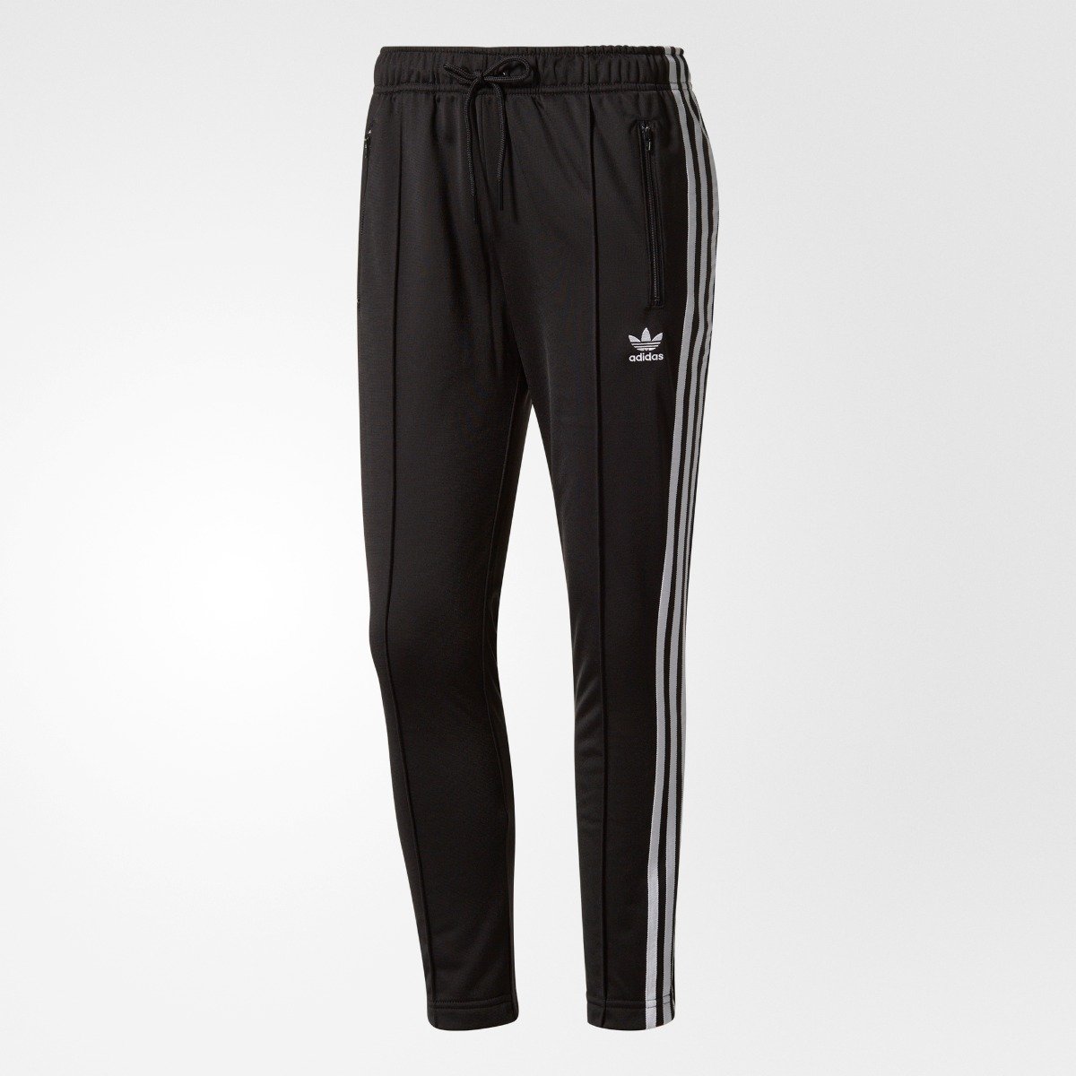 adidas cigarette pants black