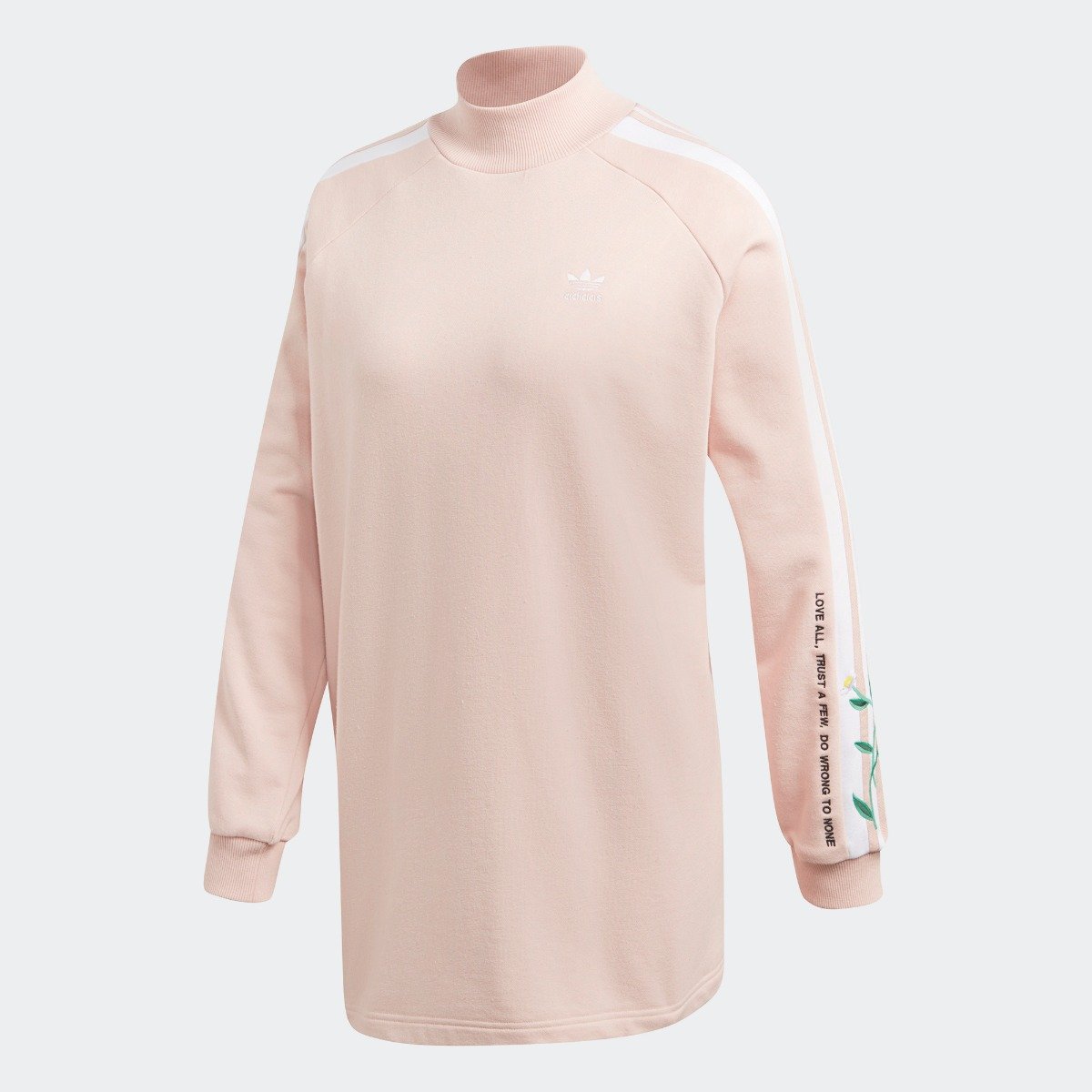 blush pink adidas sweatshirt