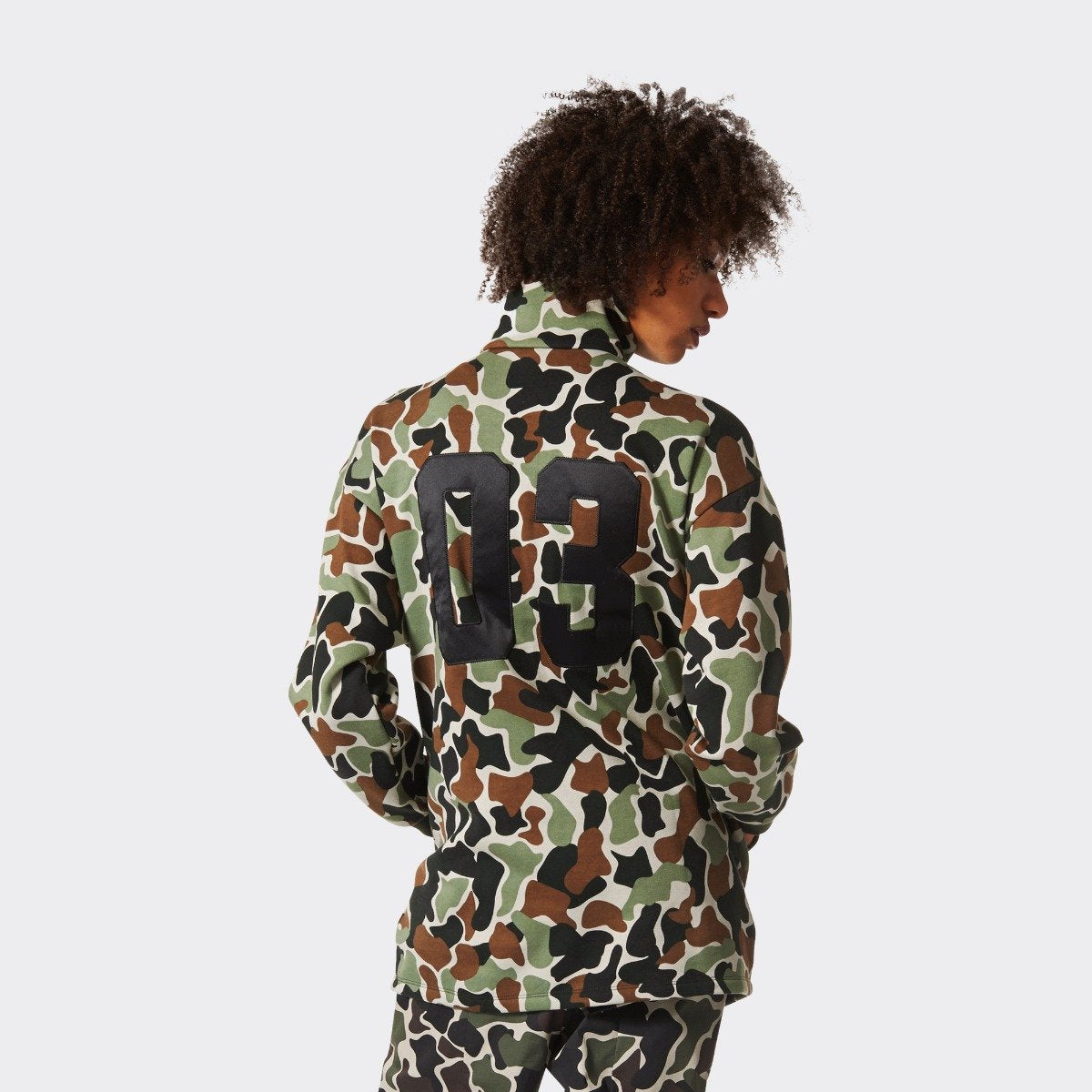 camo adidas track jacket