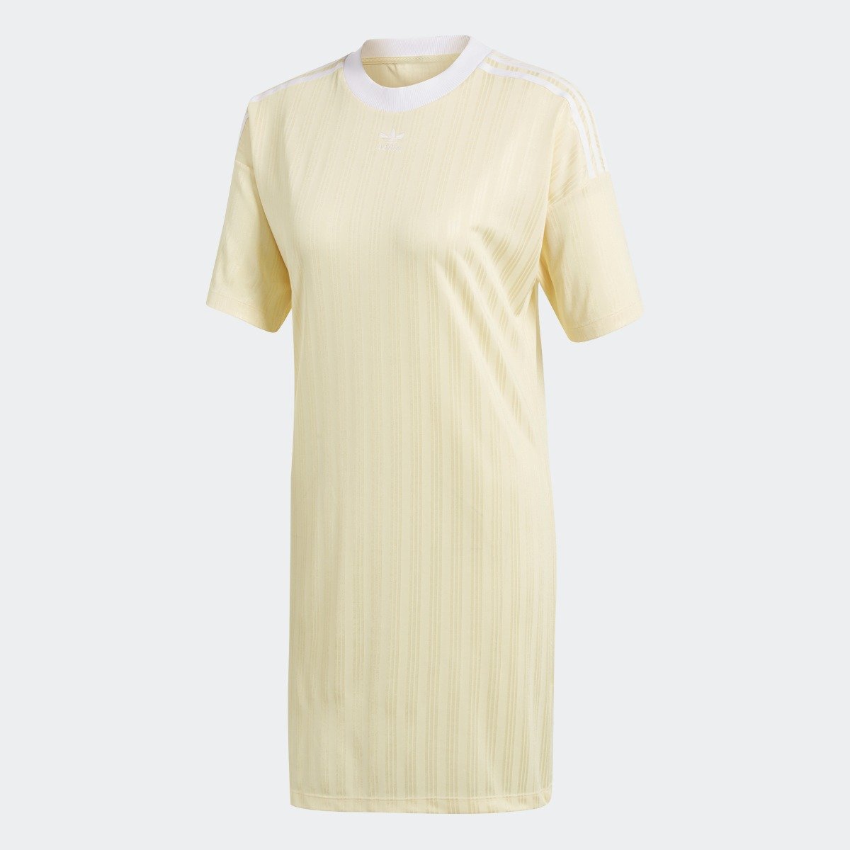 adidas trefoil dress yellow