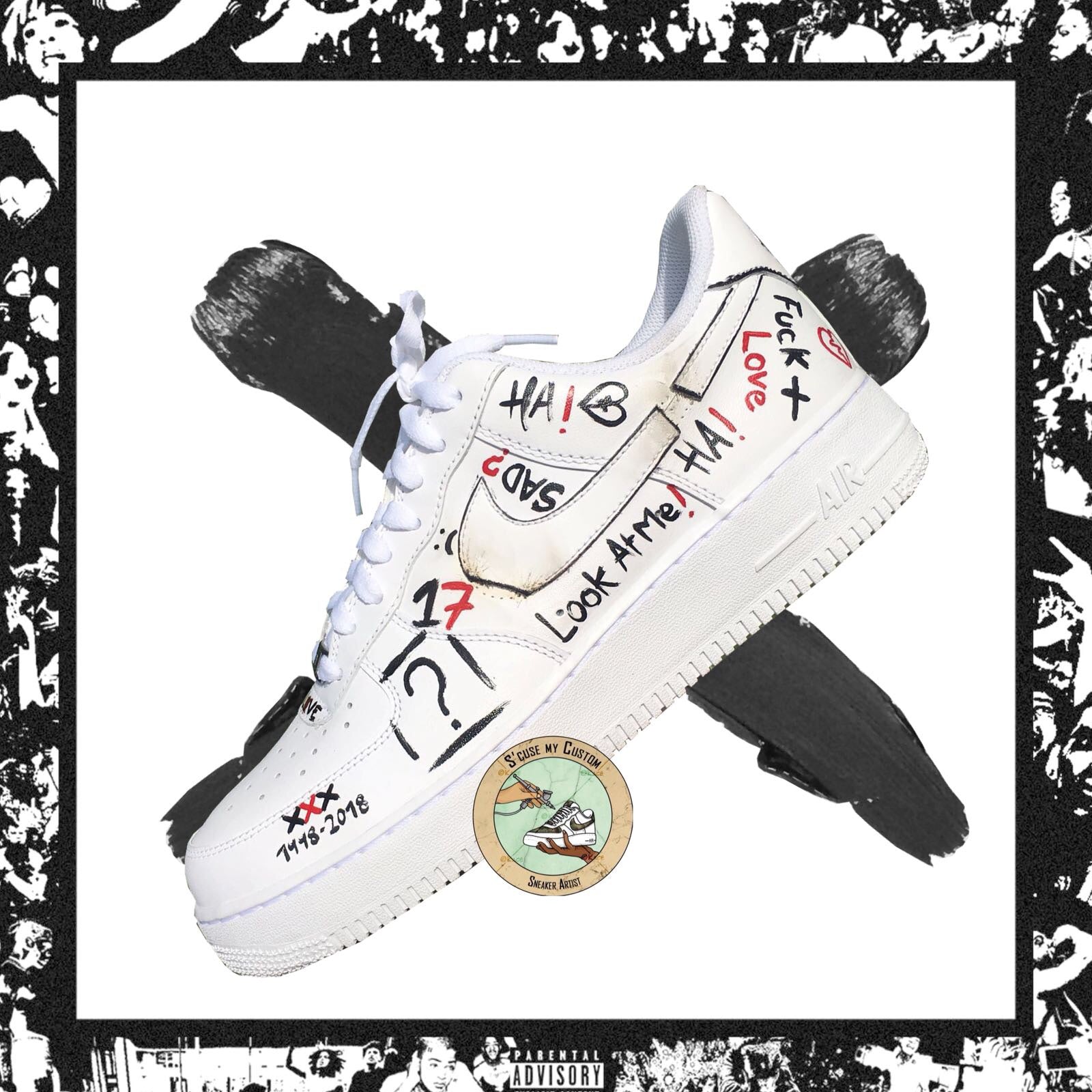 air force 1 custom xxxtentacion