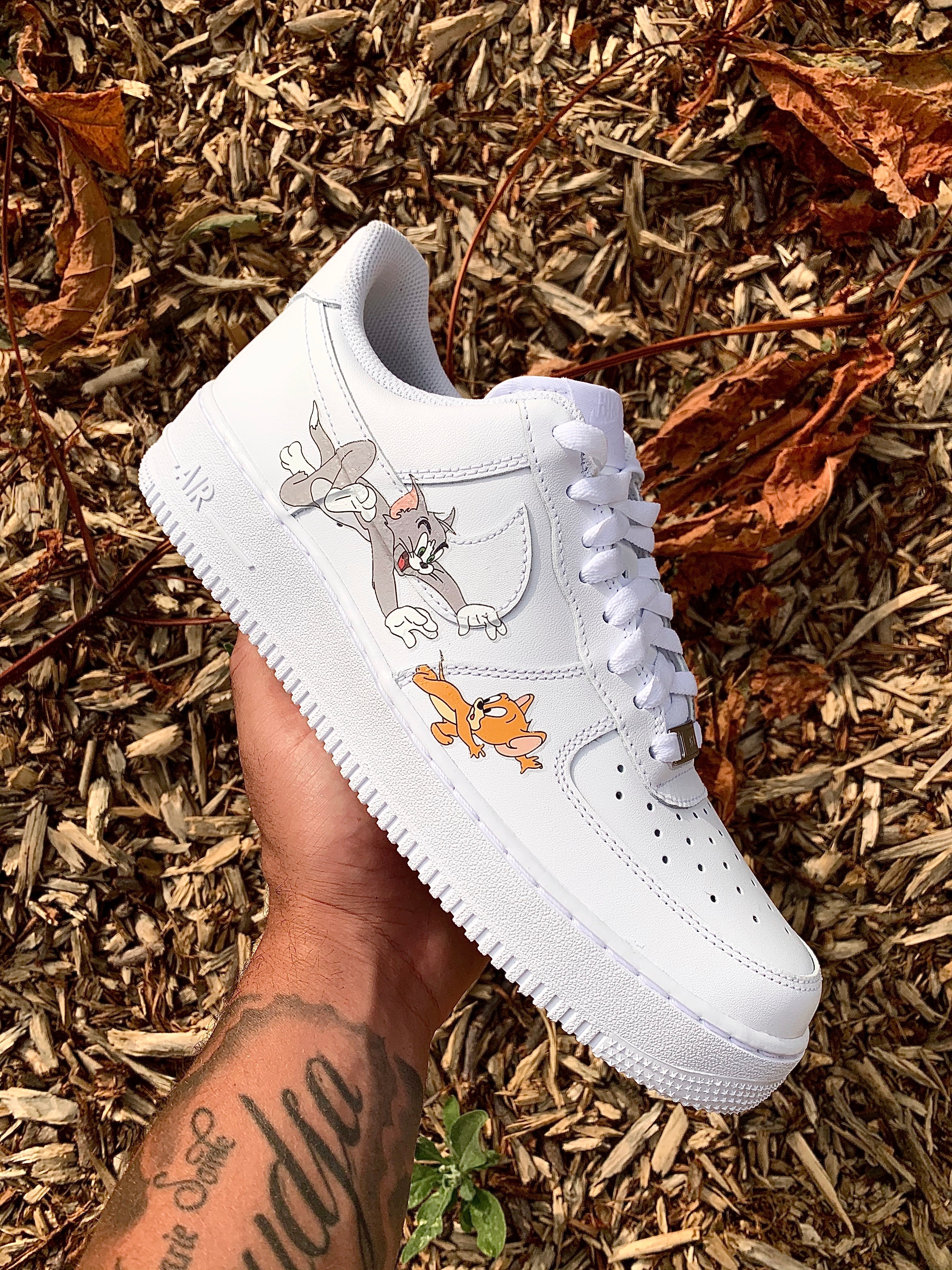 custom tom and jerry air force 1