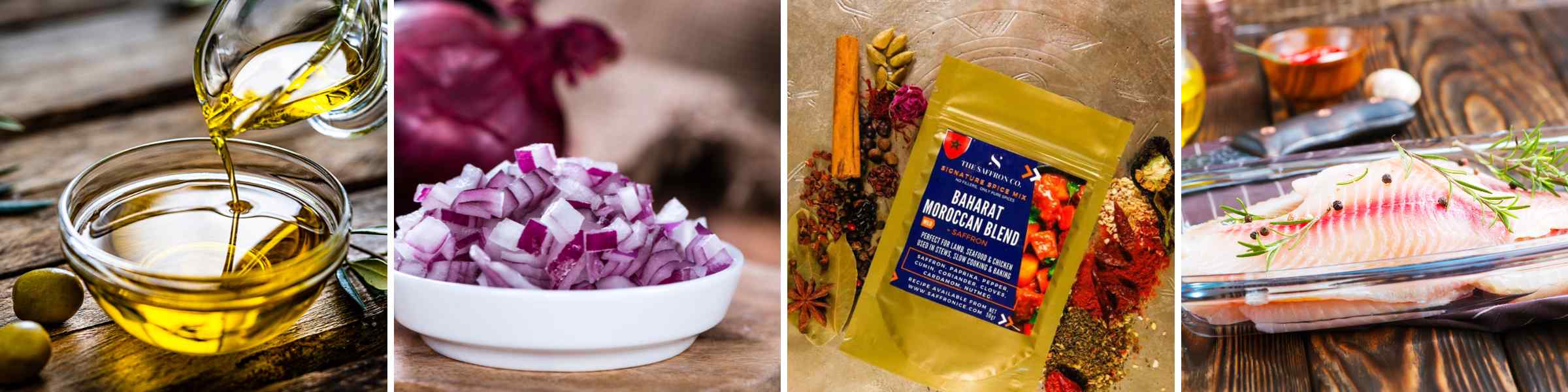 Barramundi with Baharat Moroccan Spice Ingredients