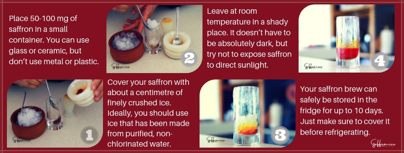 saffron preparation method
