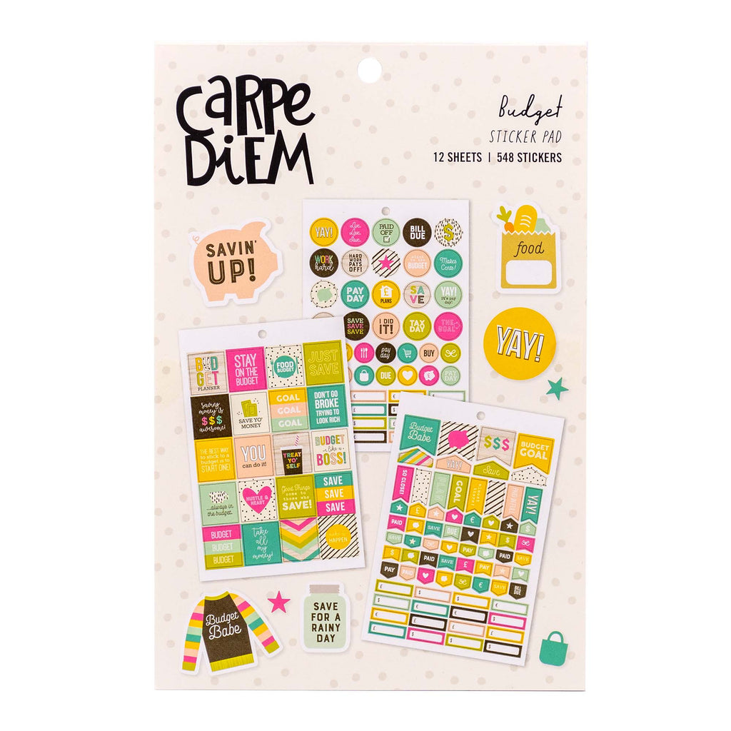 Clear Label Stickers for Planners - Carpe Diem Planners