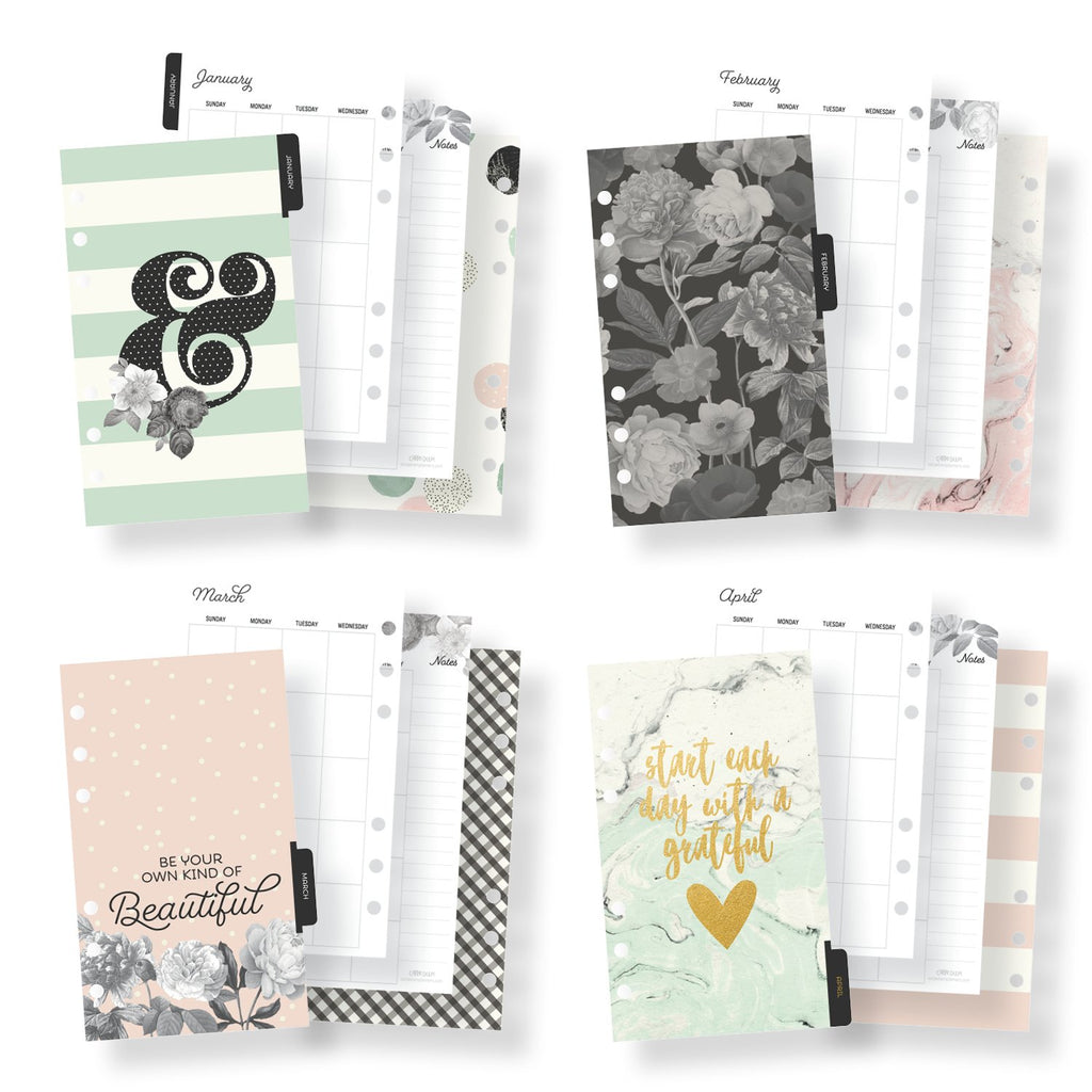  A5 Size Planner Recipe Inserts, A5 Size Meal Planning Inserts  Fits with Kate Spade A5, Louis Vuitton GM, Carpe Diem, Color Crush, Filofax  (Planner Sold Separately) : Handmade Products