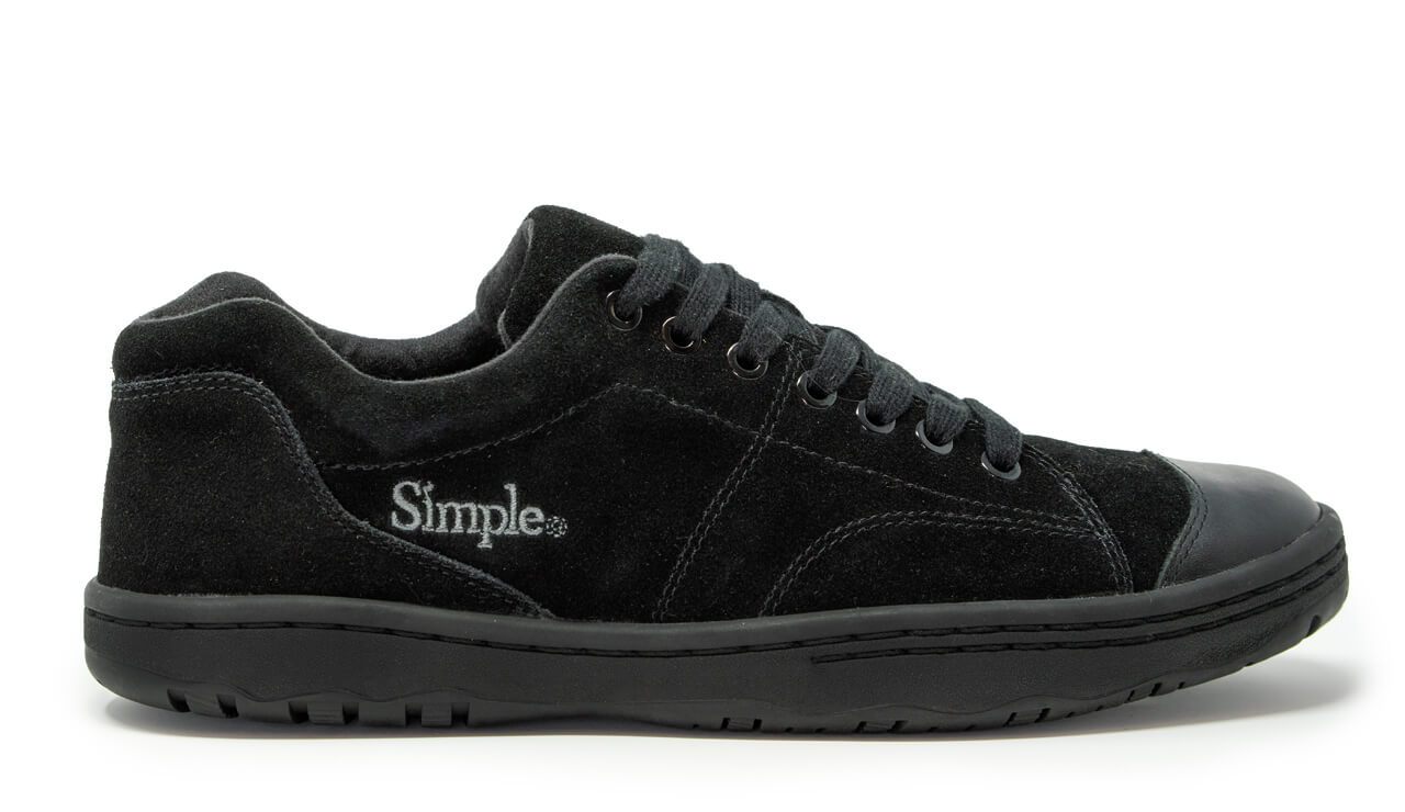 simple black shoes