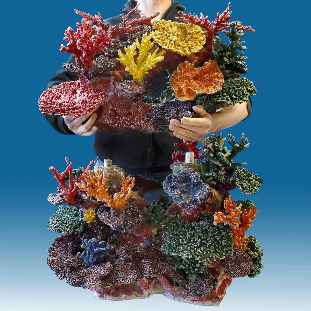 R67S Tall Reef Fish Tank Decoration for Saltwater Aquariums