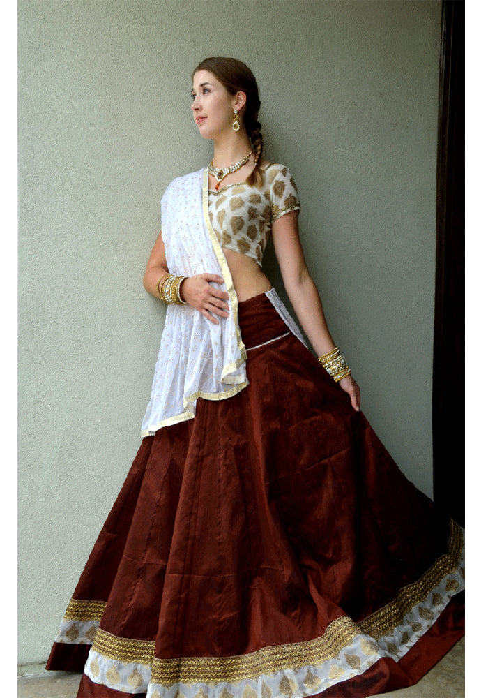 Autumn Breeze - Gopi Skirt Outfit – Radha Govinda's Fashions -Gopi ...