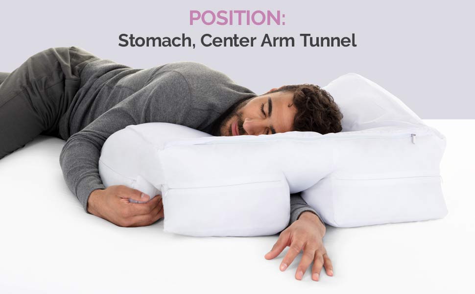 Wife Pillow  Side Sleeper Pillow With Arm Hole - Husband Pillow