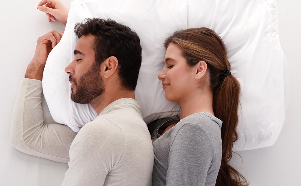 Wife Pillow - Feather/ Down - Sleep On Side, Stomach, Hip & Back - Husband  Pillow