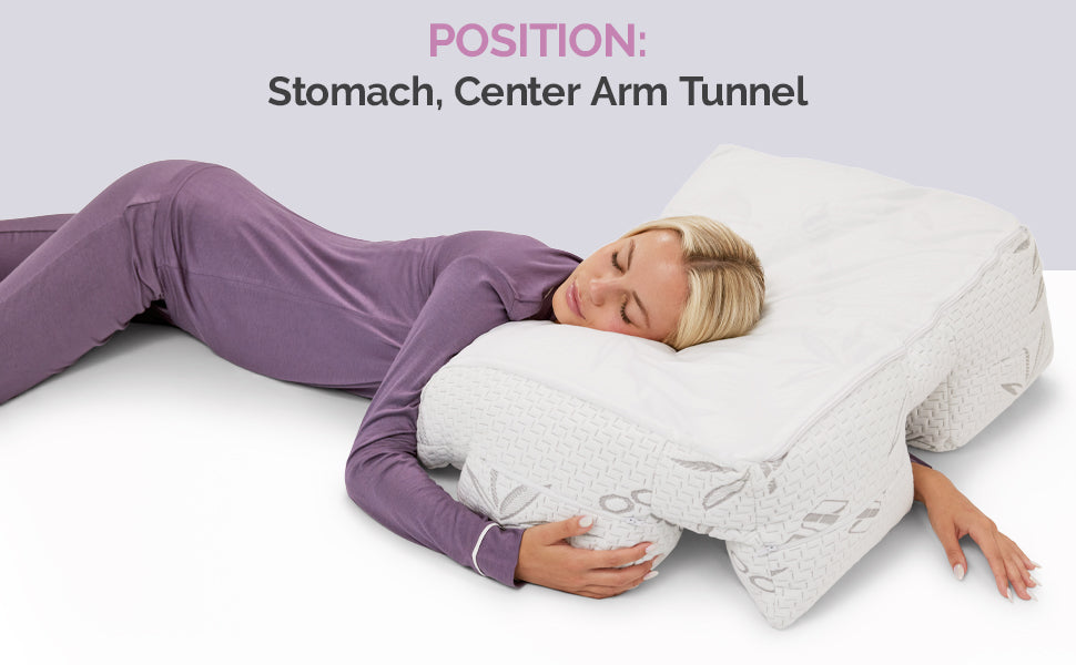 Wife Pillow  Side Sleeper Pillow With Arm Hole - Husband Pillow