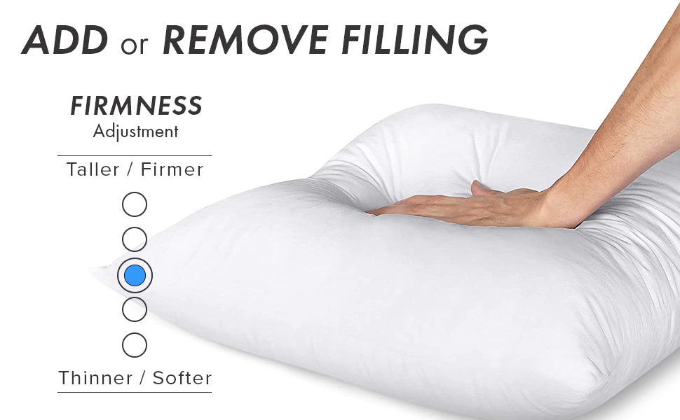  Fhdang Decor 50cm x 50cm Soft Cushion Pad Pillow Insert Stuffer  Sham Inner Filler, 20x20 inches : Home & Kitchen
